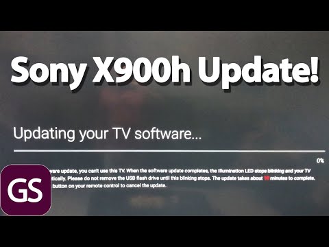 update sony tv firmware to v6.5805